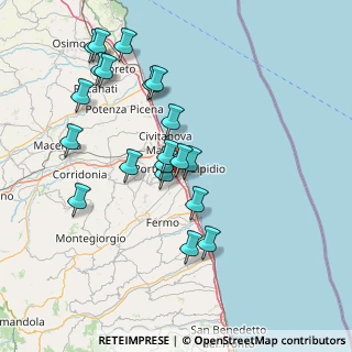 Mappa E55, 63821 Porto Sant'Elpidio FM, Italia (15.4025)