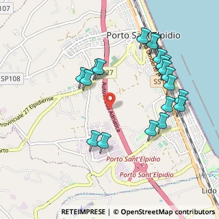 Mappa E55, 63821 Porto Sant'Elpidio FM, Italia (1.1015)