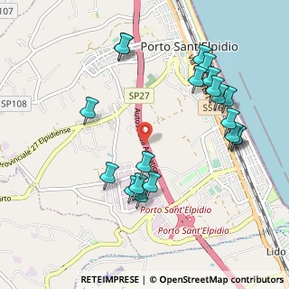 Mappa E55, 63821 Porto Sant'Elpidio FM, Italia (1.1365)