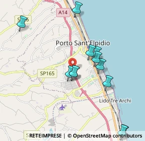 Mappa E55, 63821 Porto Sant'Elpidio FM, Italia (2.075)