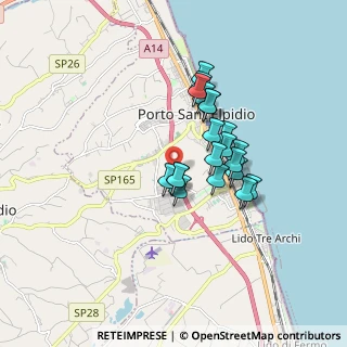 Mappa E55, 63821 Porto Sant'Elpidio FM, Italia (1.352)