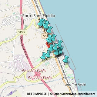 Mappa Via Cuneo, 63821 Porto Sant'Elpidio FM, Italia (0.5745)