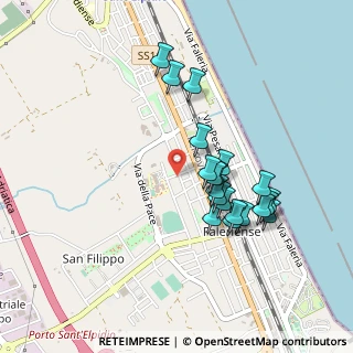 Mappa Via Solferino, 63821 Porto Sant'Elpidio FM, Italia (0.436)