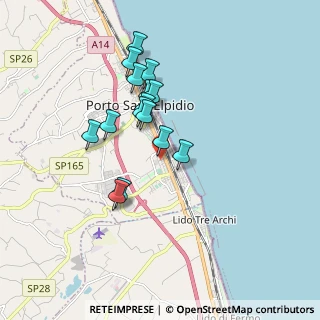 Mappa Via Cuneo, 63821 Porto Sant'Elpidio FM, Italia (1.55733)