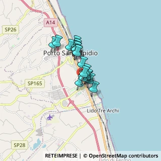Mappa Via Solferino, 63821 Porto Sant'Elpidio FM, Italia (1.02211)