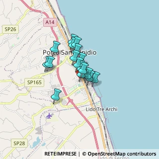Mappa Via Solferino, 63821 Porto Sant'Elpidio FM, Italia (1.05647)