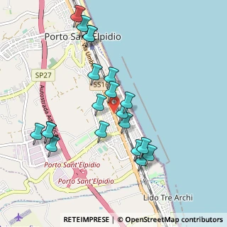 Mappa Via Redipuglia, 63821 Porto Sant'Elpidio FM, Italia (1.0155)