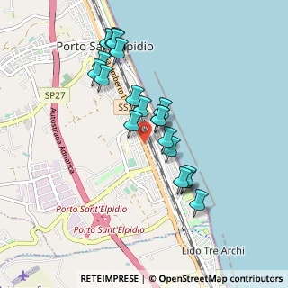 Mappa Via Redipuglia, 63821 Porto Sant'Elpidio FM, Italia (0.8765)