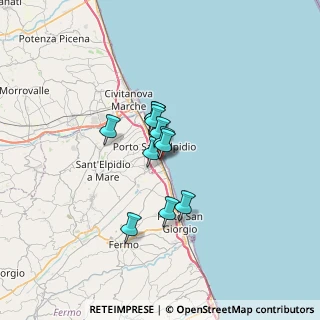 Mappa Via Redipuglia, 63821 Porto Sant'Elpidio FM, Italia (4.02091)