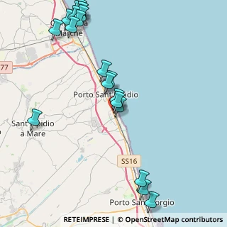 Mappa Via Redipuglia, 63821 Porto Sant'Elpidio FM, Italia (5.476)