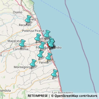 Mappa Via Redipuglia, 63821 Porto Sant'Elpidio FM, Italia (10.27769)