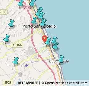 Mappa Via della Pace, 63821 Porto Sant'Elpidio FM, Italia (2.23733)