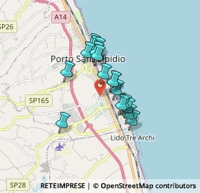 Mappa Via della Pace, 63821 Porto Sant'Elpidio FM, Italia (1.275)