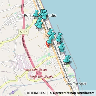 Mappa Via della Pace, 63821 Porto Sant'Elpidio FM, Italia (0.9075)