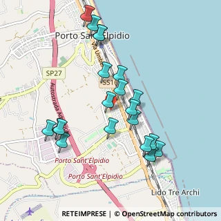 Mappa Via della Pace, 63821 Porto Sant'Elpidio FM, Italia (0.9885)