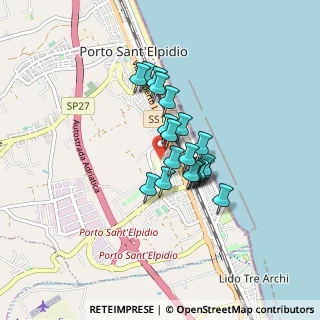 Mappa Via della Pace, 63821 Porto Sant'Elpidio FM, Italia (0.5995)