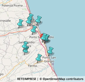 Mappa Via della Pace, 63821 Porto Sant'Elpidio FM, Italia (6.06083)