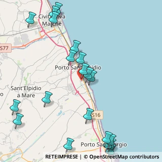 Mappa Via della Pace, 63821 Porto Sant'Elpidio FM, Italia (5.75)