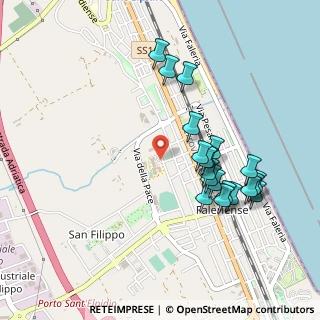 Mappa Via della Pace, 63821 Porto Sant'Elpidio FM, Italia (0.4925)