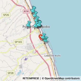 Mappa Via della Pace, 63821 Porto Sant'Elpidio FM, Italia (1.66667)