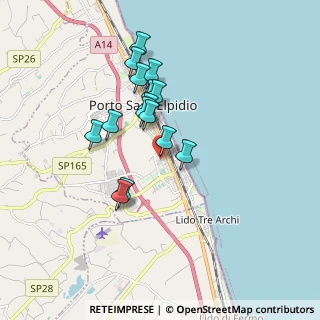 Mappa Via della Pace, 63821 Porto Sant'Elpidio FM, Italia (1.52667)