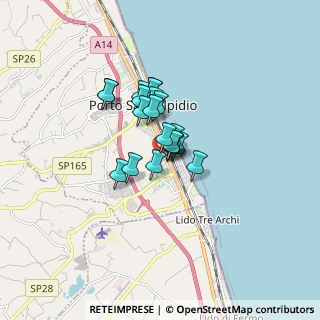 Mappa Via della Pace, 63821 Porto Sant'Elpidio FM, Italia (1.007)