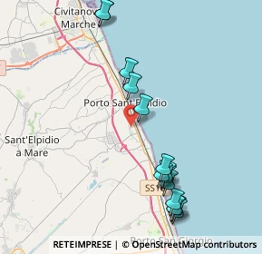 Mappa Via della Pace, 63821 Porto Sant'Elpidio FM, Italia (4.58143)