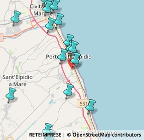 Mappa Via Caserta, 63821 Porto Sant'Elpidio FM, Italia (5.603)