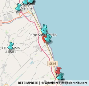 Mappa Via Caserta, 63821 Porto Sant'Elpidio FM, Italia (5.8075)