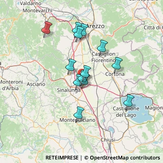Mappa Via di Sinalunga, 52045 Foiano della Chiana AR, Italia (12.79615)