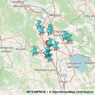 Mappa Via di Sinalunga, 52045 Foiano della Chiana AR, Italia (9.53462)