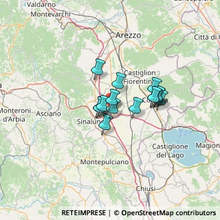 Mappa Via di Sinalunga, 52045 Foiano della Chiana AR, Italia (8.97733)