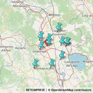 Mappa Via di Sinalunga, 52045 Foiano della Chiana AR, Italia (11.07909)