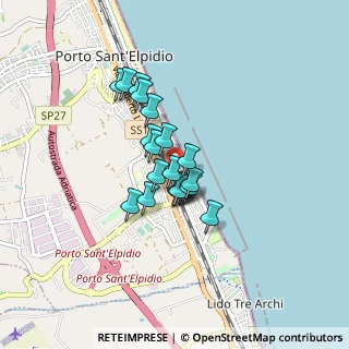 Mappa Via Pesaro, 63821 Porto Sant'Elpidio FM, Italia (0.581)