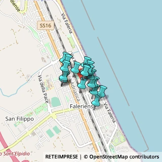 Mappa Via Pesaro, 63821 Porto Sant'Elpidio FM, Italia (0.197)