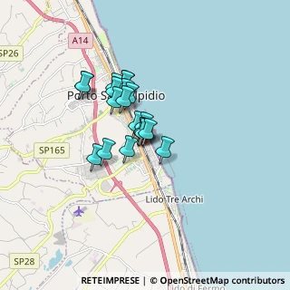 Mappa Via Pesaro, 63821 Porto Sant'Elpidio FM, Italia (1.145)