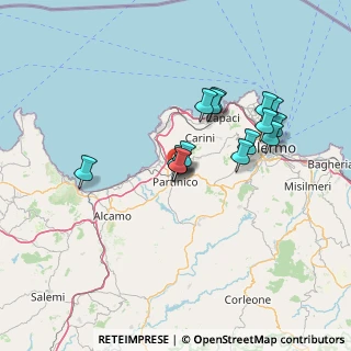 Mappa Via Tarantelli, 90047 Partinico PA, Italia (13.326)