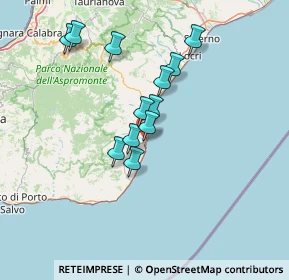 Mappa 89030 Africo RC, Italia (13.08833)