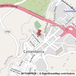 Mappa Via Marche, 32, 90014 Casteldaccia, Palermo (Sicilia)