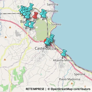 Mappa Via Marche, 90014 Casteldaccia PA, Italia (2.68368)