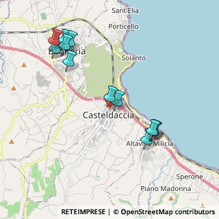 Mappa Via Marche, 90014 Casteldaccia PA, Italia (2.38333)