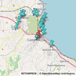 Mappa Via Montegrappa, 90014 Casteldaccia PA, Italia (1.9485)