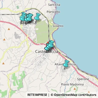 Mappa Via Cesare Battisti, 90014 Casteldaccia PA, Italia (2.36)