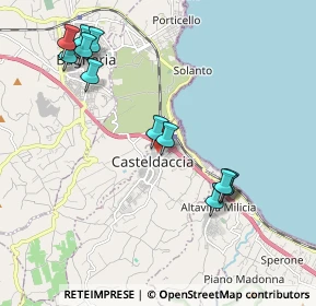Mappa Via Nutricato, 90014 Casteldaccia PA, Italia (2.39333)