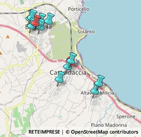 Mappa Via Nutricato, 90014 Casteldaccia PA, Italia (2.43083)