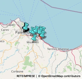 Mappa Via Calabria, 90014 Casteldaccia PA, Italia (11.6175)