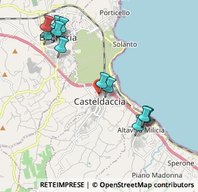 Mappa Via Calabria, 90014 Casteldaccia PA, Italia (2.38)