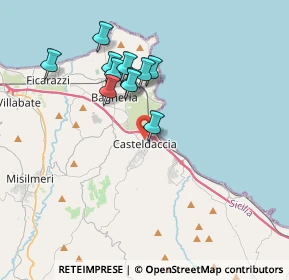 Mappa Via Calabria, 90014 Casteldaccia PA, Italia (3.56727)