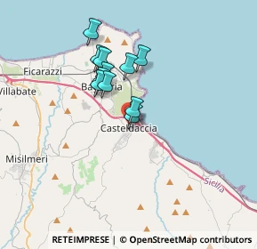 Mappa Via Calabria, 90014 Casteldaccia PA, Italia (2.92)