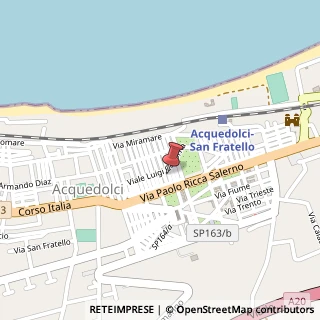 Mappa Via Duomo, 39, 98070 Acquedolci, Messina (Sicilia)